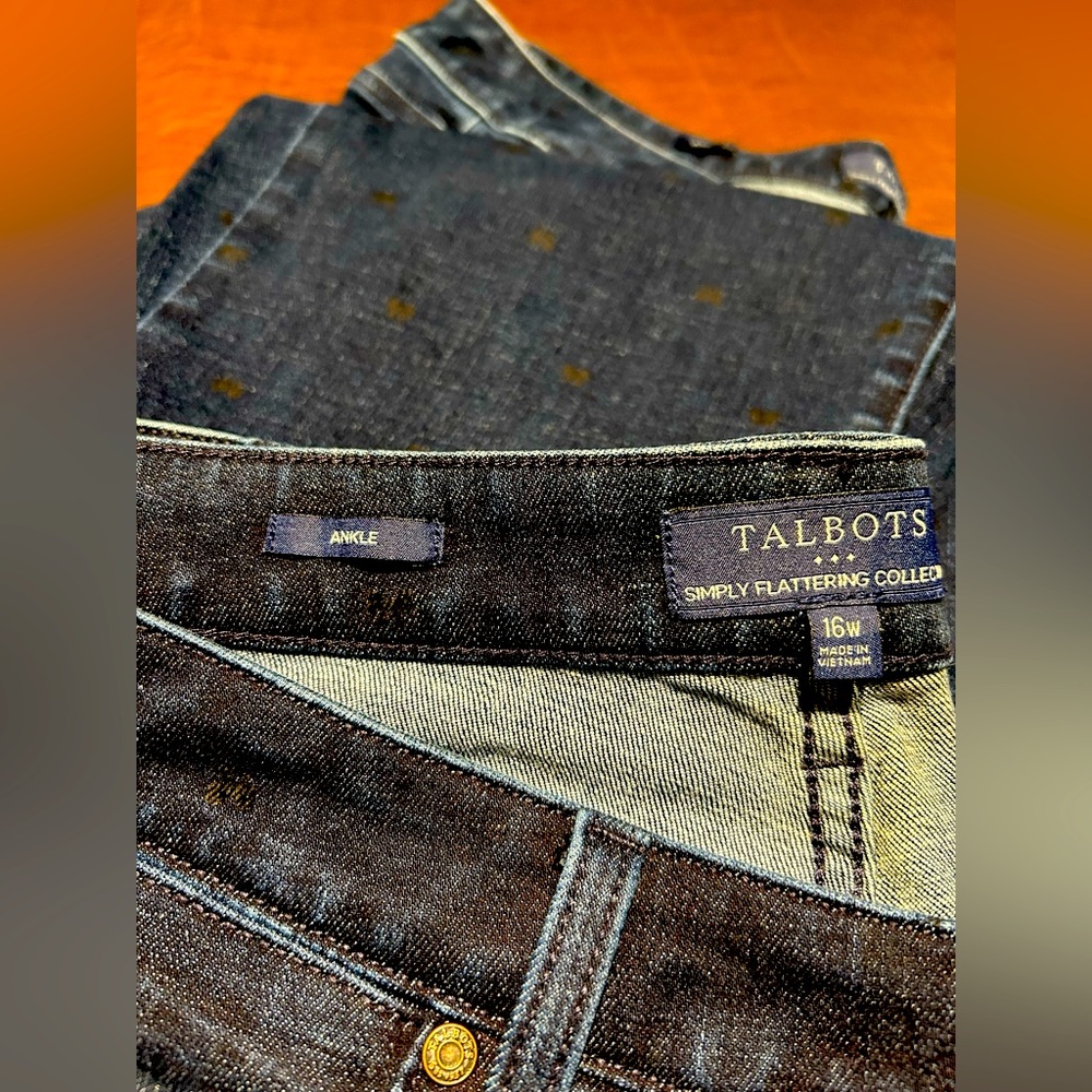 Talbots  16W Deep Indigo Simply Flattering Collection